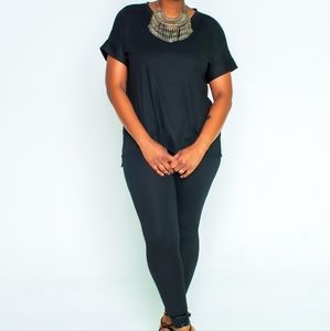 2pc Legging Set (Black)